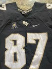 2017 Ucf Knights Game Used Worn Black Nike Football Jersey  87 Size Large
