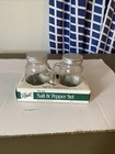 Ball Mason Jar Salt Pepper Shakers Vintage 4 Inch Clear Glass