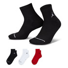  new  Unisex Nike Jordan Everyday Ankle Socks  3 Pairs  Multi  dx9655 902      