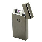 2pcs Dual Arc Electric Lighter Usb Charge Plasma Windproof Flameless Cigarette