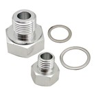 For Ls1 4 8 5 3 6 0 Swap M12 M16 Oil Pressure Coolant Temp Gauge Fitting Adapter