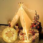 Fairy Lights Plug In 39ft 600 Led Cluster Lights Waterproof String Light Warm Wt