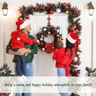 2 Pack Wreath Hangers For Front Door christmas Decoration Metal Over The Door   