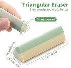 15 Pack Pencil Erasers  Colored Eraser For Kids Cute Orradores Escolares Eraser 
