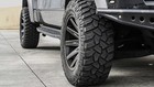 20x10 Off-road Monster Wheels M25 Gloss Black Milled Rims  4pcs  A1