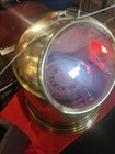 Restored Solid Brass Ship s Binnacle With 6  Compass     Beautiful Nautical Decor 