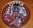 Sports Impressions Scottie Pippen Plate Large 10 1 4  Gold Signature Series 