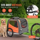 Pet Bicycle Trailer Dog Cat Bike Carrier 66 Lbs Load Water Resistant Steel