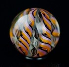 Bryan Trillas Glass Marbles set Of 2 Uv Peewee Filigree Marbles  011  0 7inch