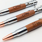 Custom Engraved Bolt Action Pen Bullet Wood Groomsman Gift Dad Husband