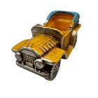 Vintage Inarco Japan Ceramic Car Planter Yellow Glazed Convertible Automobile