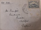 Iraq Rare Cover 1930  4 Stamp On The Cover  Clear Baghdad Cantonment Cancl