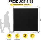 Single Large Panel Room Divider  Privacy Screen For Office  Partition Separators