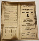 L   N Railroad Company Lot Of 4 Assorted Divisions 1970-1973 Timetable No 8
