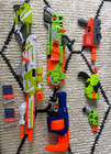 Nerf Gun Bundle 6 Guns All Sizes   Accessories  includes Rare Discontinued Guns 