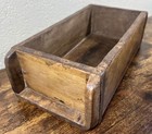 Original Antique Indian Brick Mould Box Container Storage Beautiful Patina