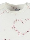 Modern Moments By Gerber Baby Girls Hearts Foral Bodysuit Size 0 - 3m New W Tags