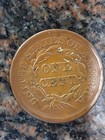 1853 1c United States Braided Hair Large Cent Nice Shape Very Scarce  