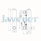 0 2-18 Lpm Lzm-15 Ppma Liquid Flowmeter Water Flow Meter Rotameter Without Valve