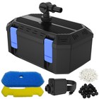 4-stage Pond Filter Pump 850gph 40w Submersible For Koi Fish  Garden  Fountain