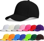 Cotton Baseball Cap Dad Hat Adjustable Plain Solid Washed Men Women Washed Hat