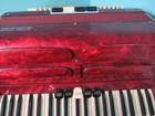 Accordion Settimio Soprani Made In Italy Napoli Red Glaze Marble Piano Rare Vtg