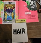 Hair American Tribal Love Rock Musical Program With Mini Poster Vintage 1969