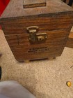 Esquire Shoe Valet De Luxe Wooden Shoeshine Cleaning Kit Box 2 Brushes Vintage