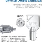 5 Pack Washer Dryer Machine Keys For Greenwald Speed Queen  Gr777 Gr800 Set