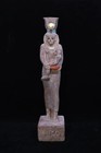 Rare Ancient Egyptian Antiquities Goddess Isis Statue Breastfeeding Horus Bc