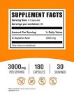 Bulksupplements D-aspartic Acid 180 Capsules - Amino Acid Supplements - 3000mg
