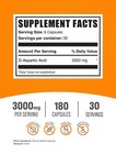 Bulksupplements D-aspartic Acid Capsules- 3000mg Per Serving - 180 Capsules