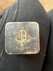 Antique Solid Silver Snuff   Pill Box     Gilt Interior     Ornate Repouss       1800 s