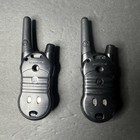 Motorola Two Way Walkie Talkie Radios Blue Black Pair Tested Working