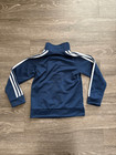 Adidas Full Zip Navy Blue Active casual Track Jacket Size 6t
