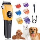 Dog Cat Pet Grooming Kit Cordless Electric Hair Clipper Trimmer Set Rechargeable