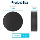 Acefox Ice Hockey Pucks For Practicing And 3x3x1 Inch  pack Of 12   Black 