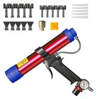 Adjustable Pneumatic Seam Sealer Glue Gun Air Rubber Tool 310ml Hard Sealant