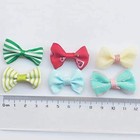 100pcs Mixed Ribbon Flowers And Bows Appliques For Crafts And Wedding Decor