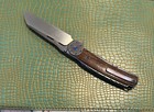 Reate Knives - Jack 2 0 - Burlap Micarta Titanium Scale Integral M390 Blade