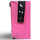 Travelers Club Chicago 5-piece Hardside Luggage Set - Pink
