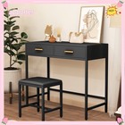 Computer Desk Writing Table Home Office Laptop Study Table With Drawer  stool Us