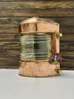 Antique Copper Marine Ship Lamp Nautical Mid Century Boat Electric Decor Light