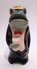 Exceptional Vintage Stuart Bass Pie Bird Funnel Vent   Frog In Tuxedo   England