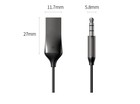 Wireless Bluetooth Receiver Adapter Usb Aux 3 5mm Audio Cable For Car Stereo