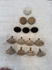  14  Antique Vintage Wood Cabinet Drawer Knobs Farmhouse Antique Shabby Chic