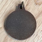 Vintage Bronze Medallion Medal Usa Wrestling Action Image