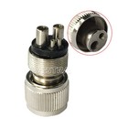 Dental 4 Holesto 2 Hole High Handpiece Tubing Change Adapter Connector Converter