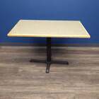 Used Wood Rectangle Dining Table   Stock No  887208