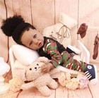 Lifelike Reborn Baby Dolls With Soft Body African American Realistic Girl - New